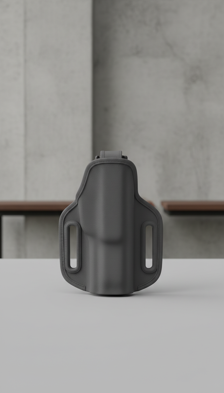 Compact Outside Waistband Holster Tactical Grey
